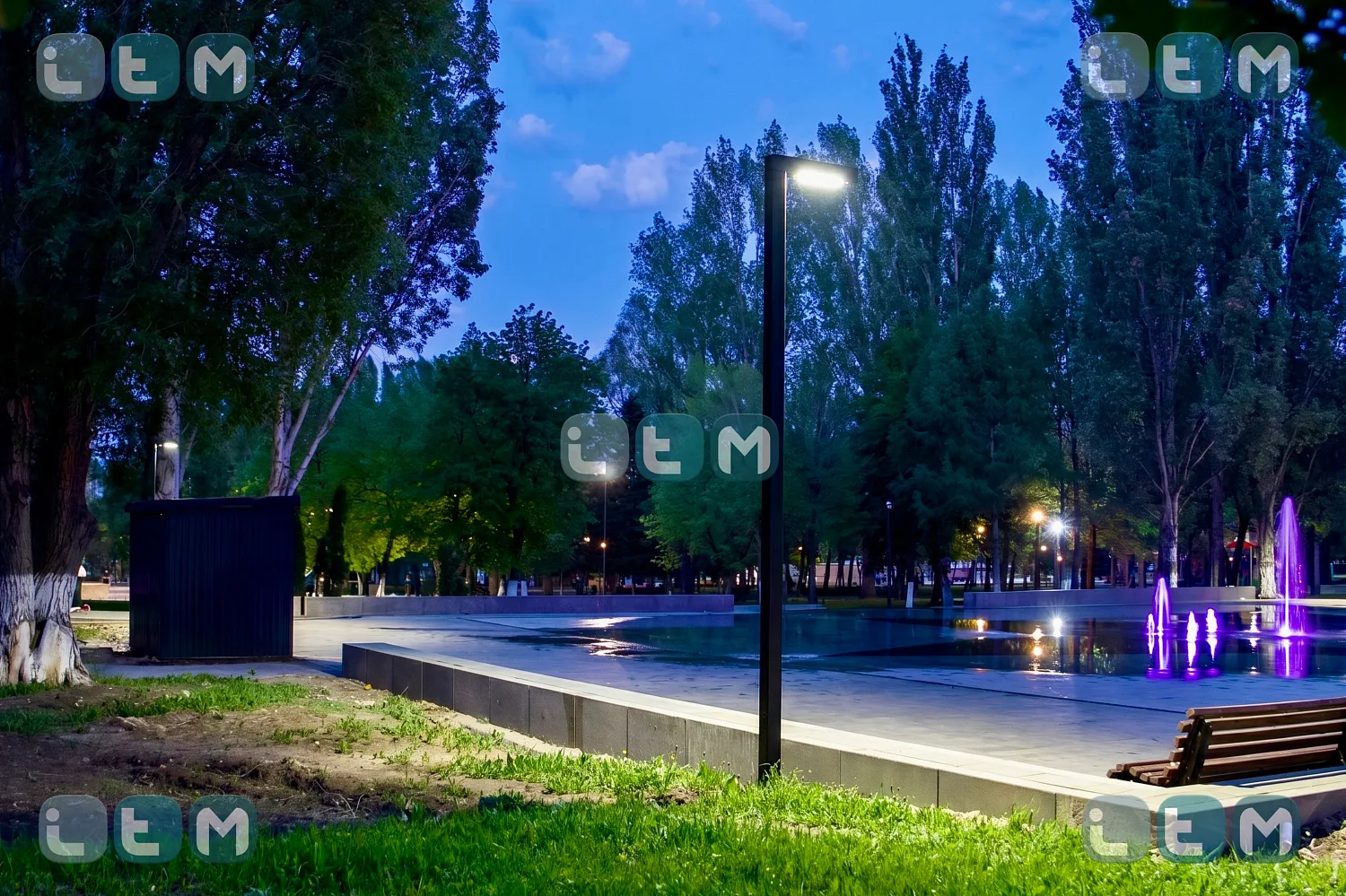 г. Самара поставка паркового освещения